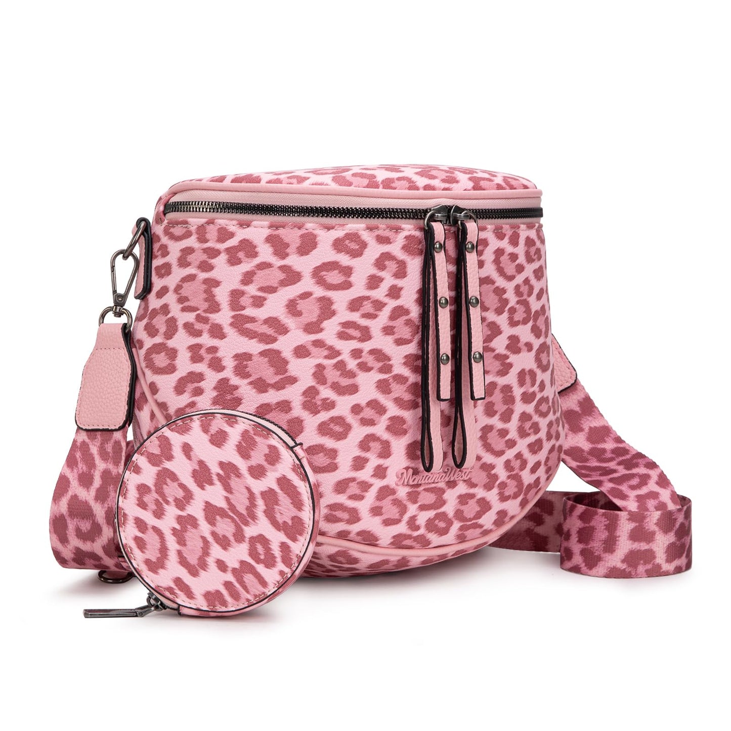 Montana West Large Crossbody Bags for Women Bum Bag Sling Purse with Adjustable Strap