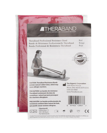 THERABAND Professional Latex Resistance Bands, Individual 6 Ft Elastic Band for Upper & Lower Body Exercise, Physical Therapy, Pilates, Home Workouts, 6 Foot, Blue, Extra Heavy, Level 5