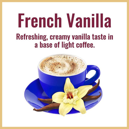 Hills Bros. Cappuccino Mix – Rich, Frothy Coffeehouse-Tasting Instant Drink Mix – Quick and Easy Preparation – Perfect for Hot & Iced Drinks & Creaming Coffee – Starter Variety Bundle, 3 Packs of 16oz