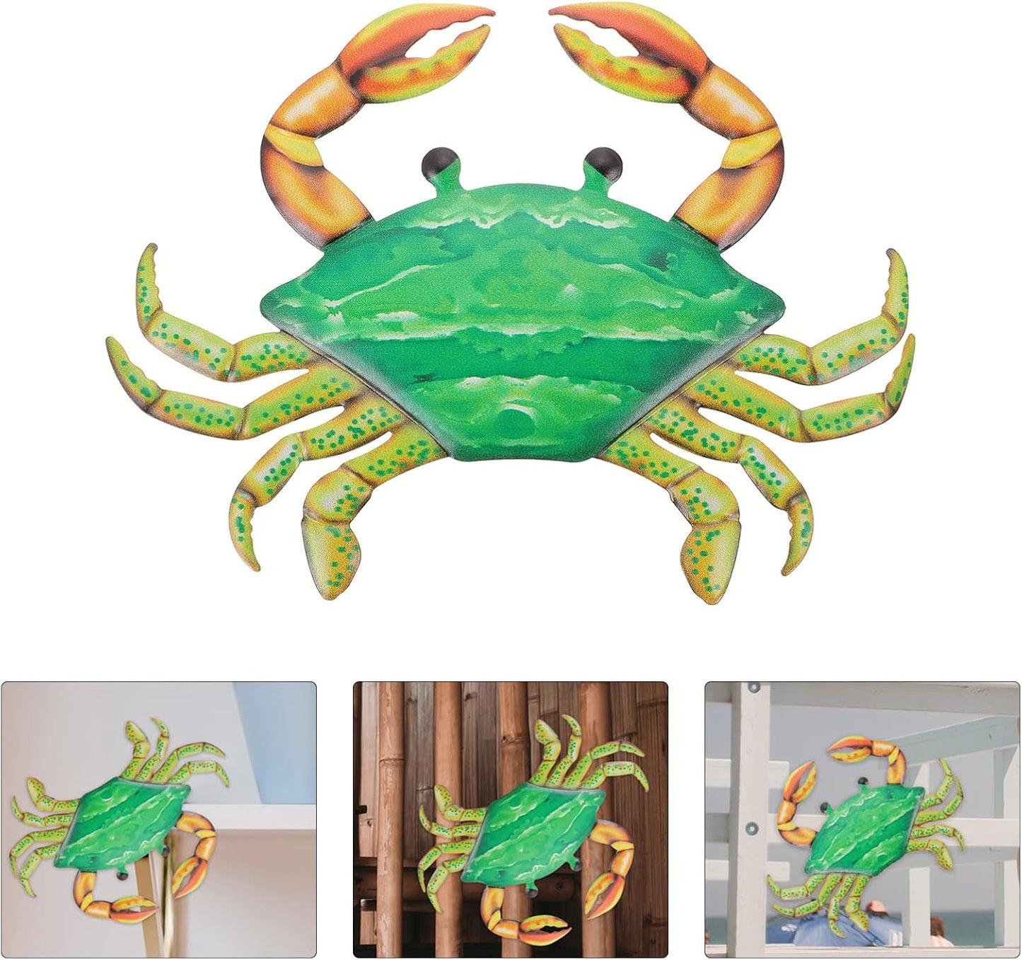 Stylish Metal Crab Wall Art for Indoor and Outdoor Spaces