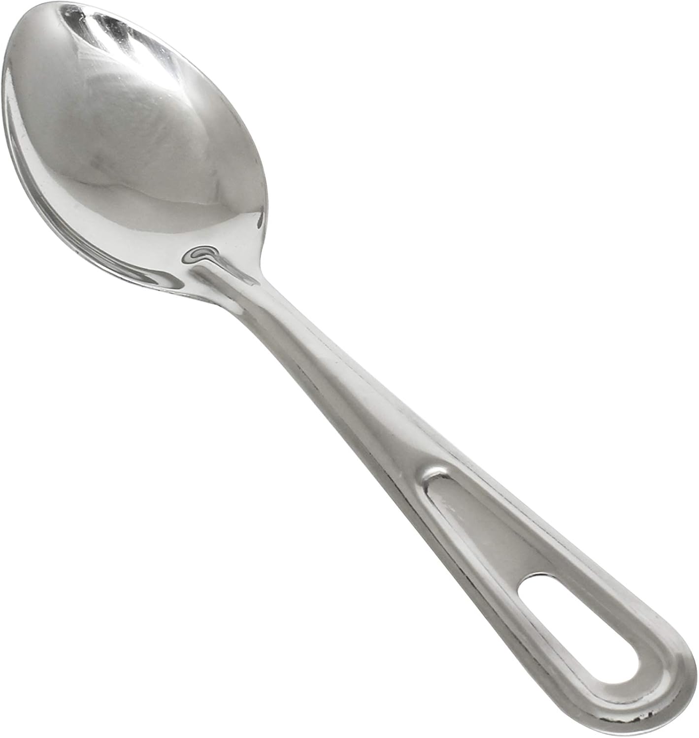 Thunder Group Solid Basting Spoon, 11-Inch with Stainless Steel Handle