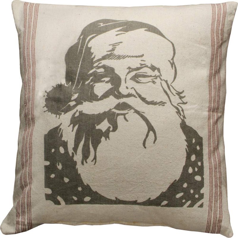 Primitives by Kathy Flour Sack Style Throw Pillow, 25" x 25",White
