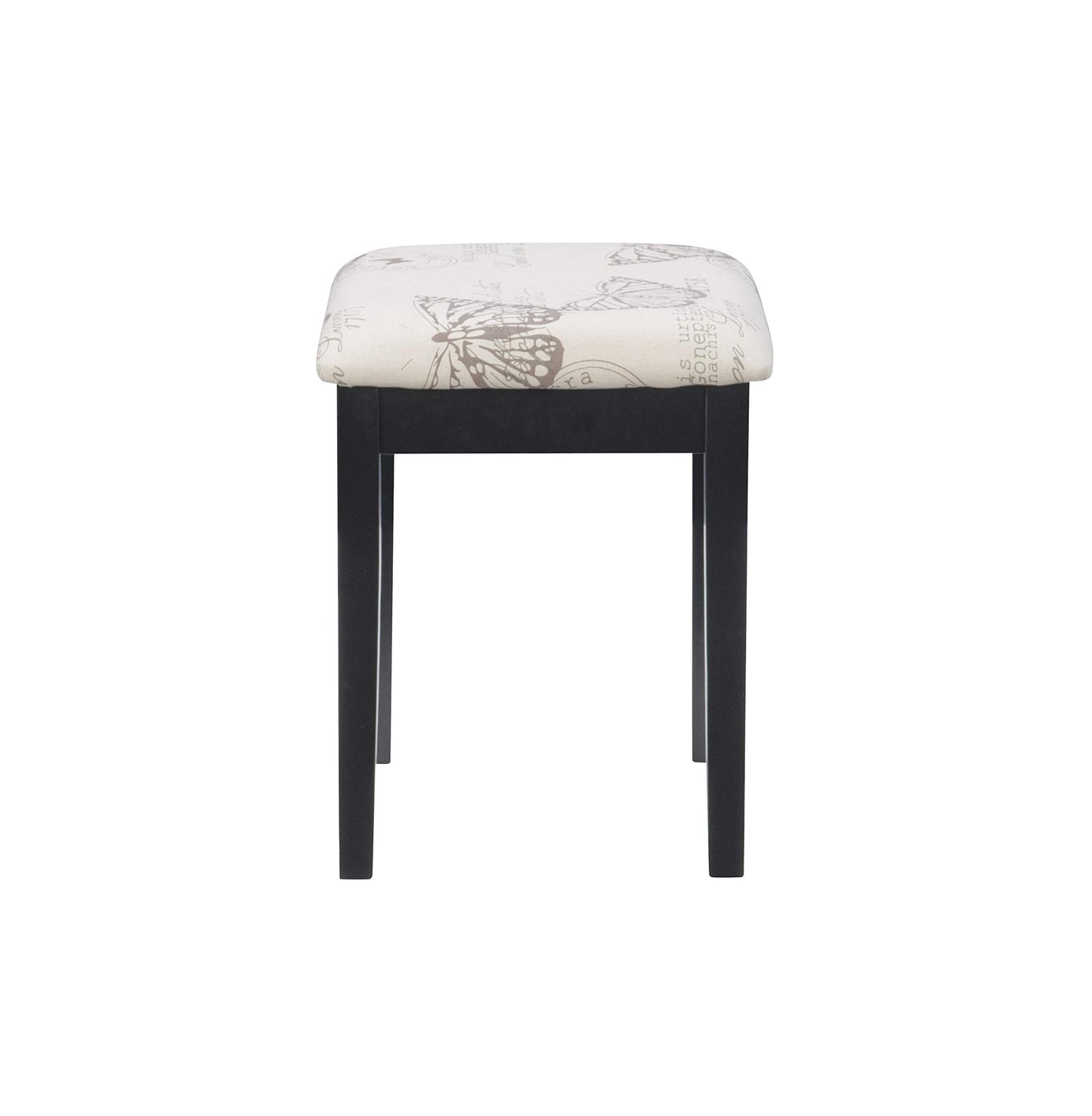 Linon Vanity Set, Black