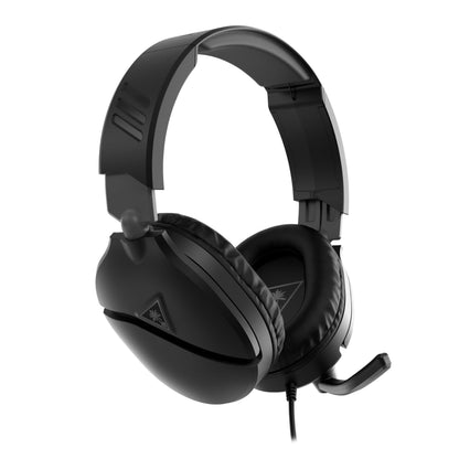 Turtle Beach Recon 70 Multiplatform Gaming Headset for PC, PS5, PS4, Xbox Series X|S, Xbox One, & Mobile w/ 3.5mm Wired Connection - Flip-to-Mute Mic, 40mm Speakers, Lightweight Design, Black