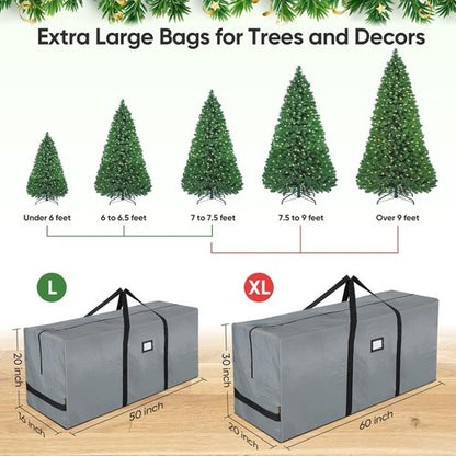 BALEINE Christmas Tree Storage Bag - 7.5 ft Capacity | Durable Protection for Holiday Decor