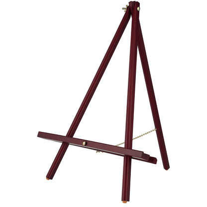 Creative Mark Thrifty Wood Tripod Display Easel Stand for Painting Pack of 12 - Durable Light Weight and Foldable, Perfect Drawing and Painting - Mahogany Finish - Ideal for Artist
