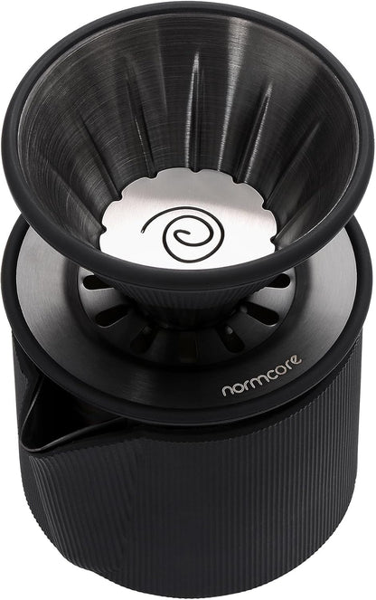 Set, Set, V60 304 Normcore Travel Pour Over Portable Pour Over Coffee Maker Single Cup Travel Coffee Dripper, Use