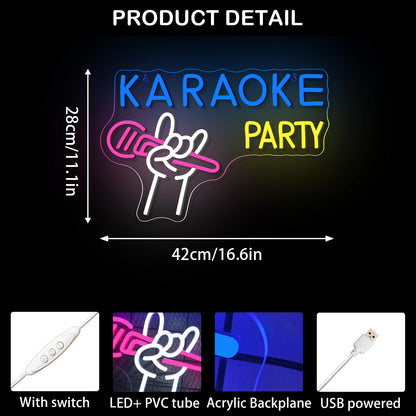 LooKLight Guitar Rock and Roll Neon Sign,Neon Light Sign,Led Neon Light for Wall Decor,Guitar Shape Light Up Sign,USB Neon for Bar Live Music Vocal Recital Concert Man Cave