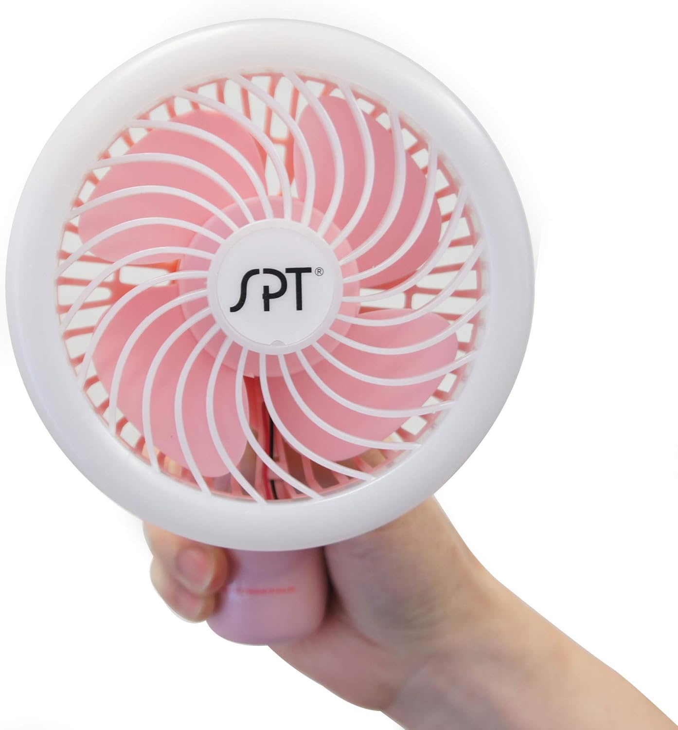 SF-007P: Personal Hand-Held Fan – Pink