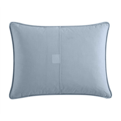 Tommy Bahama - 2 Piece Standard Sham Set, Cotton Bedding with Envelope Closure, Pre-Washed for Added Softness (Costa Sera Blue, 21x27)