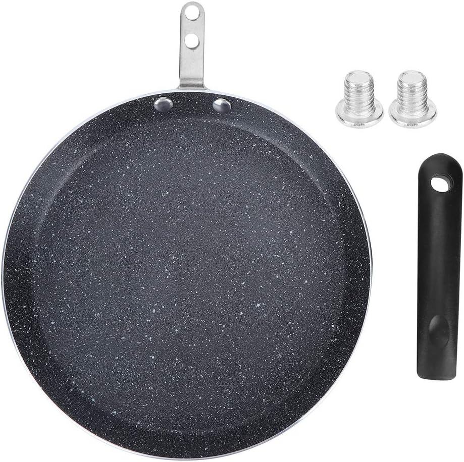 Frying Pan, Non Stick Aluminum Omelette Pan with Riveted Handle for Gas and Electric Cookers