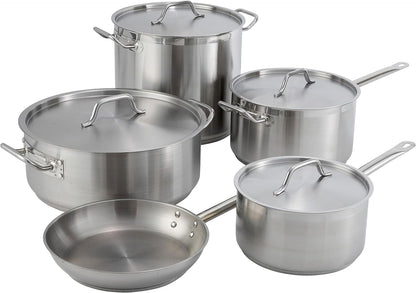 Winware SSFP-8 FryPanSS, 8 Inch Stainless Steel Frying Pan