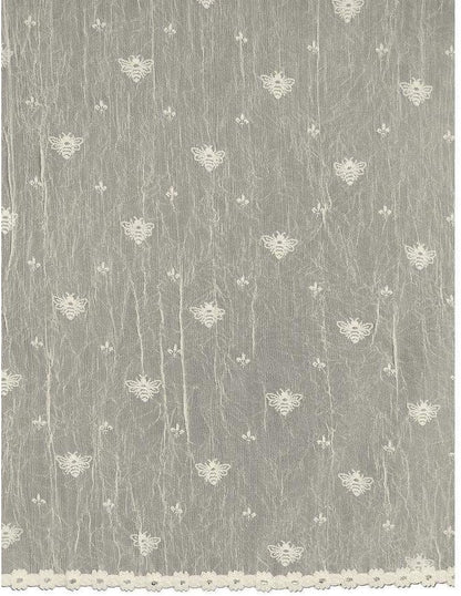 Heritage Lace Bee Valance with Trim, Ecru, 45 by 15", Model 7165E-4515HT