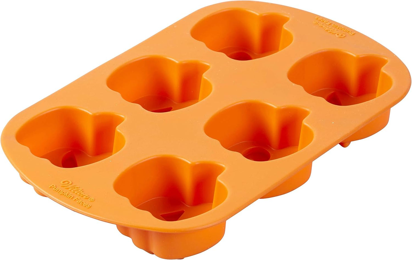 Wilton Jack-O-Lantern Non-Stick Silicone Mold, 6-Cavity