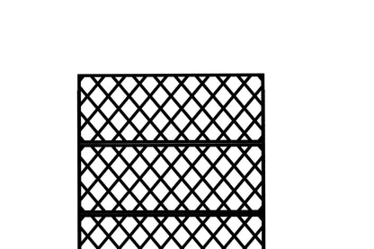 Takywep Mobile Galvanized Steel Raised Garden Bed with Trellis & Privacy Screen – Large Outdoor Planter Box, Lockable Wheels, Drainage Holes – Ideal for Vegetables, Herbs & Vines – Black, 117x180cm