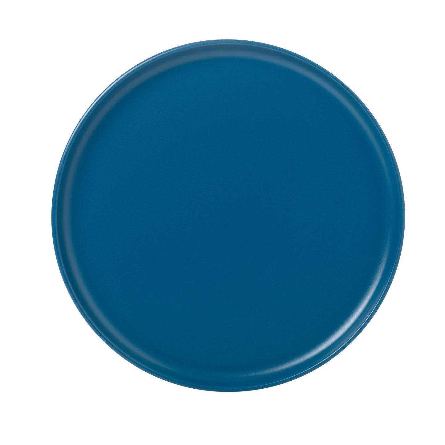 Lorren Home Trends Blue Stoneware Dinnerware Set, 16 Piece, Service for 4, Microwave and Dishwasher Safe