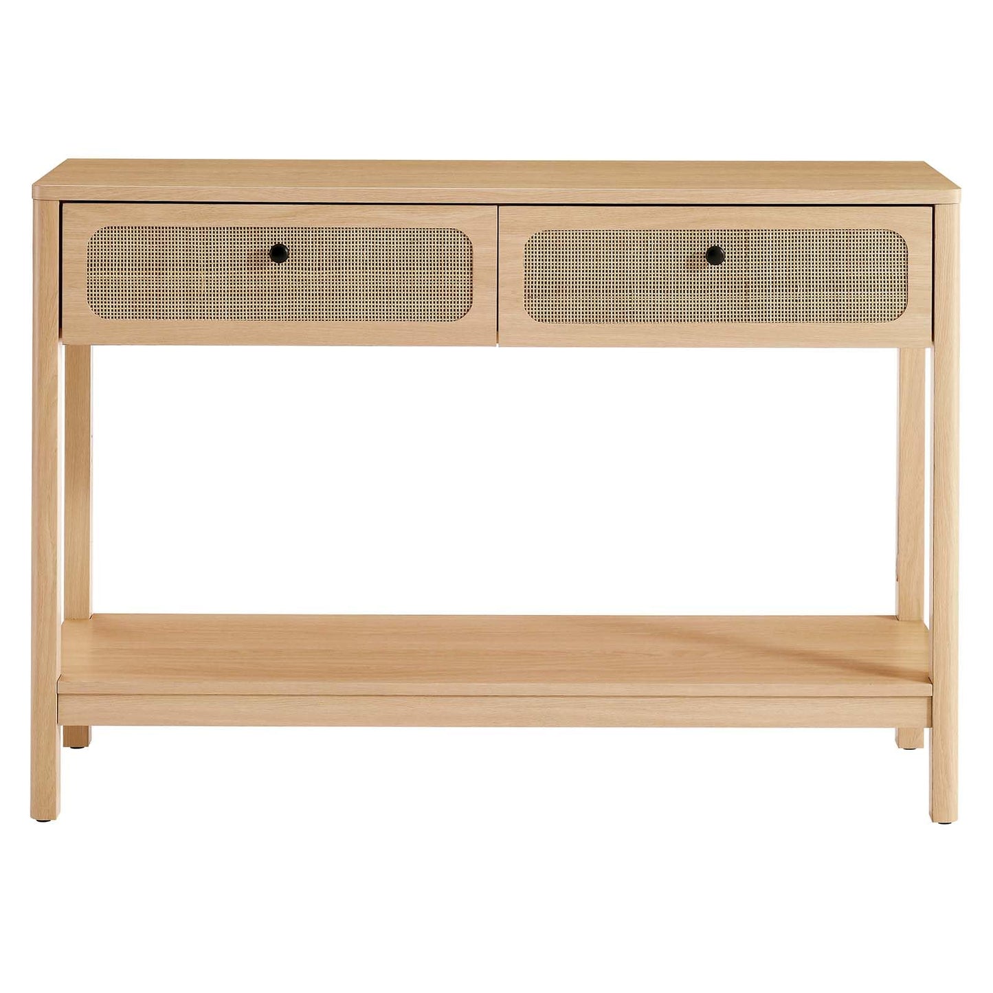 Modway EEI-6797-OAK Chaucer Wood Entryway Console Table, Oak