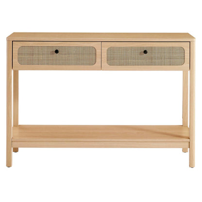 Modway EEI-6797-OAK Chaucer Wood Entryway Console Table, Oak