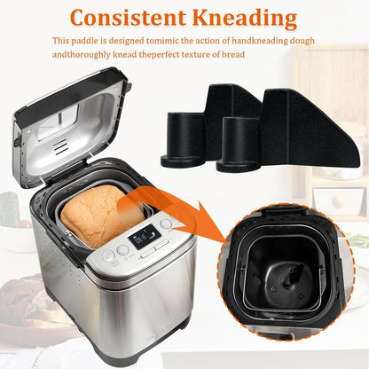 JDBZYDM 2 Pack CBK-110KP Mixing Kneading Paddle Replacement for Cuisinart Breadmaker Machine CBK-110KP