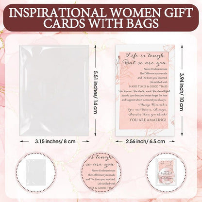 Cinnvoice 25 Sets Pink Mother's Day Mirror Gifts Inspirational Mini Compact Mirror Bulk for Women Small Round Pocket Makeup Gifts for Graduation Secretary Teacher Nurse (May You)