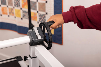 Q'nique 16X - Elite Long Arm Quilting Machine and Quilting Frame | The Grace Company (Q'nique 16X Elite & Evolution Elite 8' Rolling Frame)