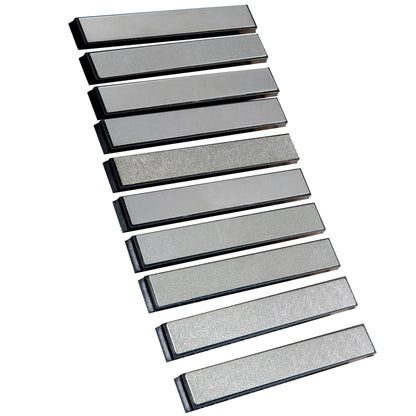 Value pack Diamond Knife Sharpening Stones kit diamond plates Kit Sharpen Knife blades sharp Surface flat Must-haves for Ruixin type sharpeners (#80#200#400#500#600#800#1000#1500#2000#3000)