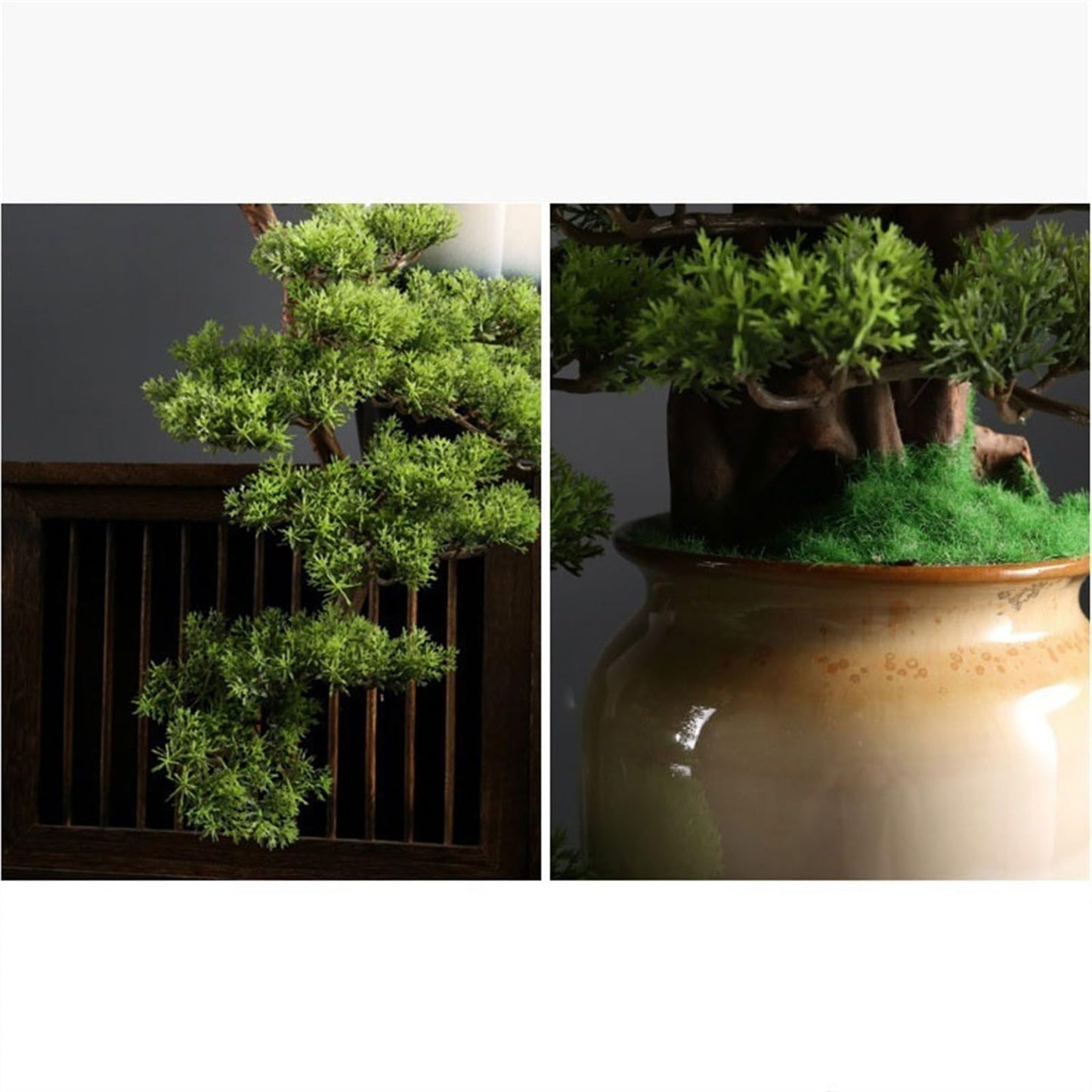 AEYSD-456 artificiales decorativas Artificial Bonsai Simulation Tree High-end Light Luxury Greenery Ornaments Entryway Decoration