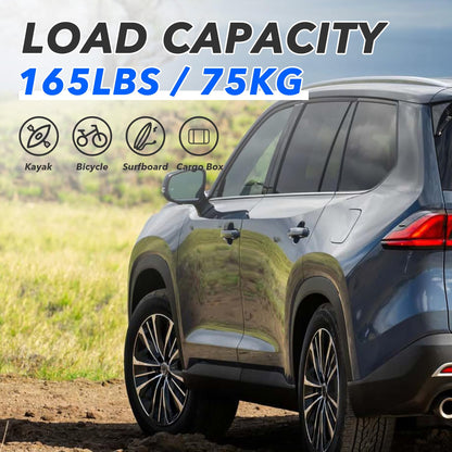 Posris Roof Rack Side Rails and Cross Bars for Honda Pilot 2016 2017 2018 2019 2020 2021 2022 Luggage Carrier Silver