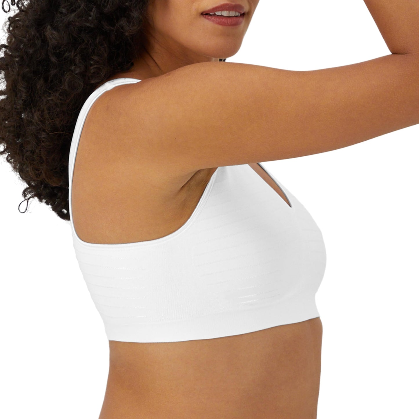 Bali Women's Wireless Bra, Comfort Revolution Seamless T-Shirt Bra, Moisture-Wicking, ComfortFlex Fit