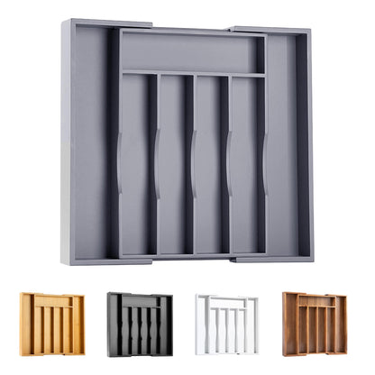 Kitchen Silverware Drawer Organizer and Storage Cabinet Utensil Rack Bathroom Counter Vanity Extra Large Big Cooking Drawer Organizers Countertop Pantry Storage Cabinet Best Kitchen Must Haves 2025