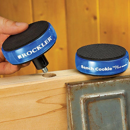 Rockler Bench Cookie Risers (2 Pack) - Connect for Added Height, Fits ¾” Dog Hole