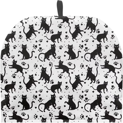 Black Cat Tea Pot Cozy, Lightweight Teapot Cosy Cover, Tea Kettle Cover for Breakfast Coffee Pot in Kitchen