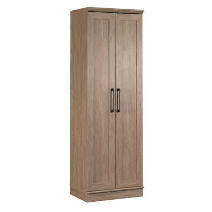 HomePlus Kitchen Pantry Storage Cabinet with Adjustable Shelves, Craft Storage Cabinet, Brushed Oak Finish
