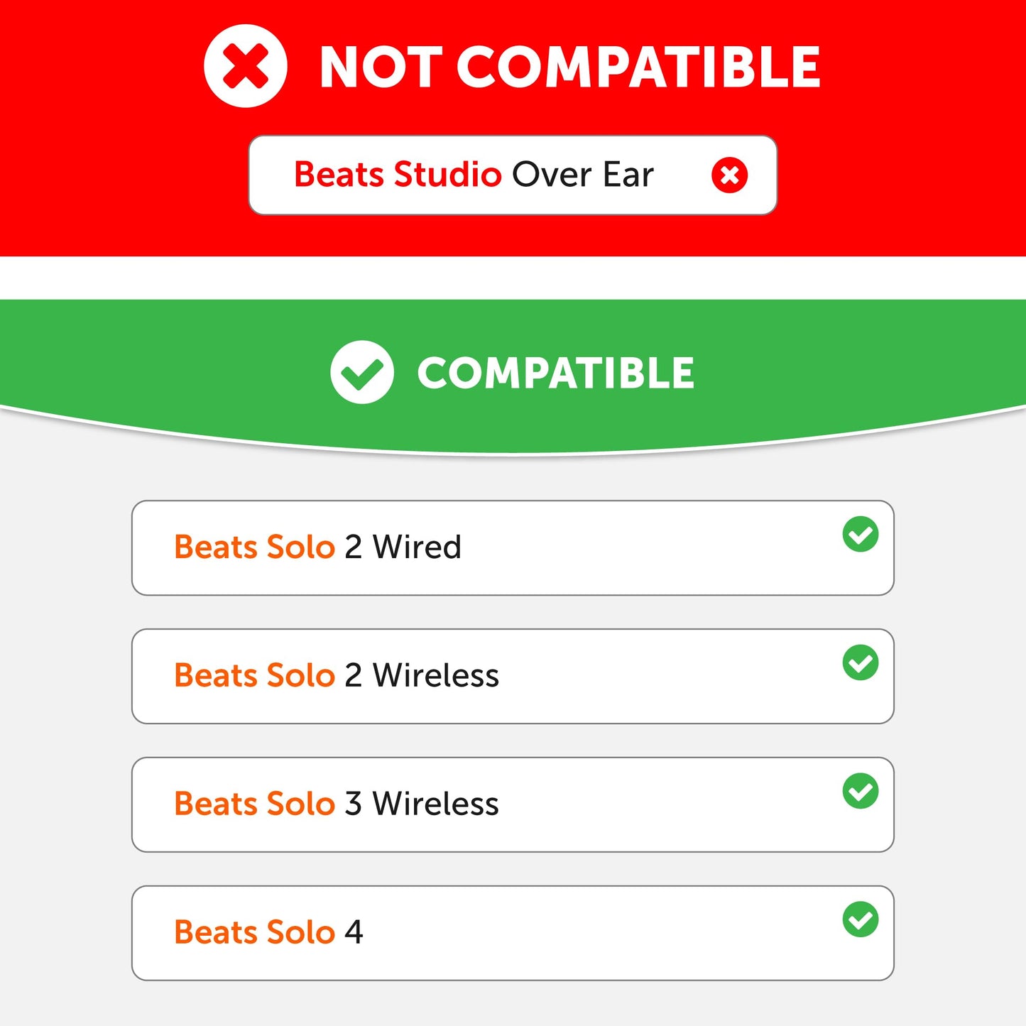 WC SweatZ Solo - Patented Earpad Sweat Covers for Beats Solo 4 & 3, Made by Wicked Cushions | Sweatproof & Machine Washable | Black