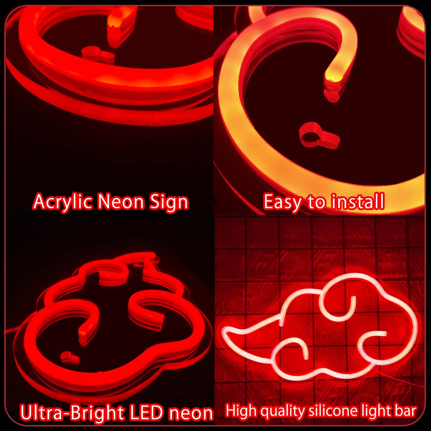 Sunset Neon Sign for Wall Decor, Wave Sign LED Light Sign for Bedroom Wall, Dimmable Neon Lights Signs for Man Cave Bedroom, Living Room, Party, Bar, USB Powered (8.8 * 16in)