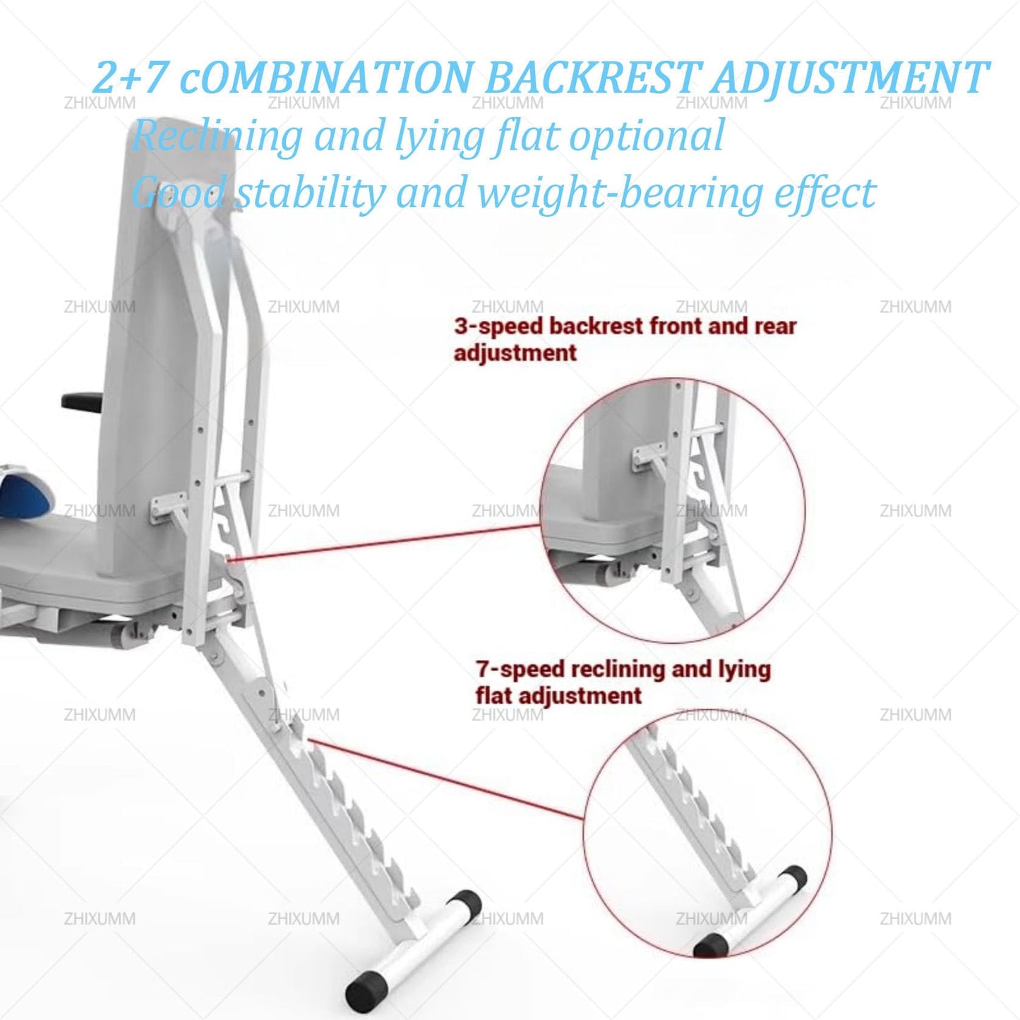 ZHIXUMM Electric Knee Rehabilitation Trainer, Adjustable Leg Stretcher Exerciser, Lower Limb CPM Machine with Remote Control, Adjustable 0-180°Flexion/Extension for Joint Stiffness BothLegs
