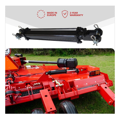 Magister Hydraulics Double Acting Hydraulic Cylinder - AG Tie-Rod Hydraulic Cylinder 2500 PSI Agriculture Standard 2.5" bore 24" Stroke (2.5x24)