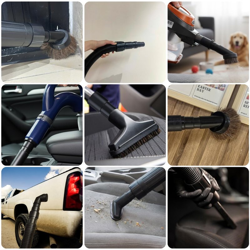 Vacuum Attachment Adapter Kit- Vacuum Hose Adapter - Pool Supply 1-1/4" or 1-1/2" Hoses Connector - Hoses Reducer Adapter - Reducer from 35mm/38mm/42mm to 32mm - from 1 3/8 inch to 1 1/4 inch