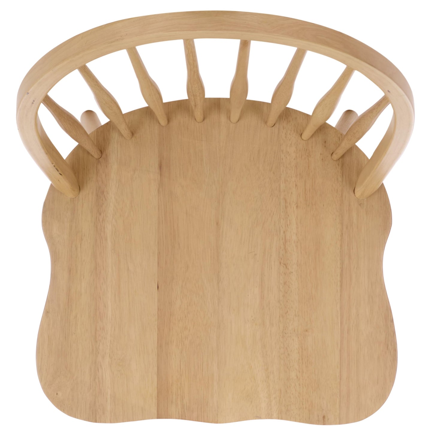 SAFAVIEH Furniture - Wendall Chair Set of 2 - Natural Solid Wood - Windsor Style High Back Spindle Chair - Ideal for Dining Room, Kitchen, 18" Seat Height (DCH8509B-SET2)