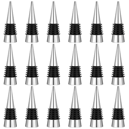 Wine Stopper, Reusable Decorative Bottle Stoppers for Kitchen, Bar, Gifts, Holiday Party, Wedding (24 Pack)