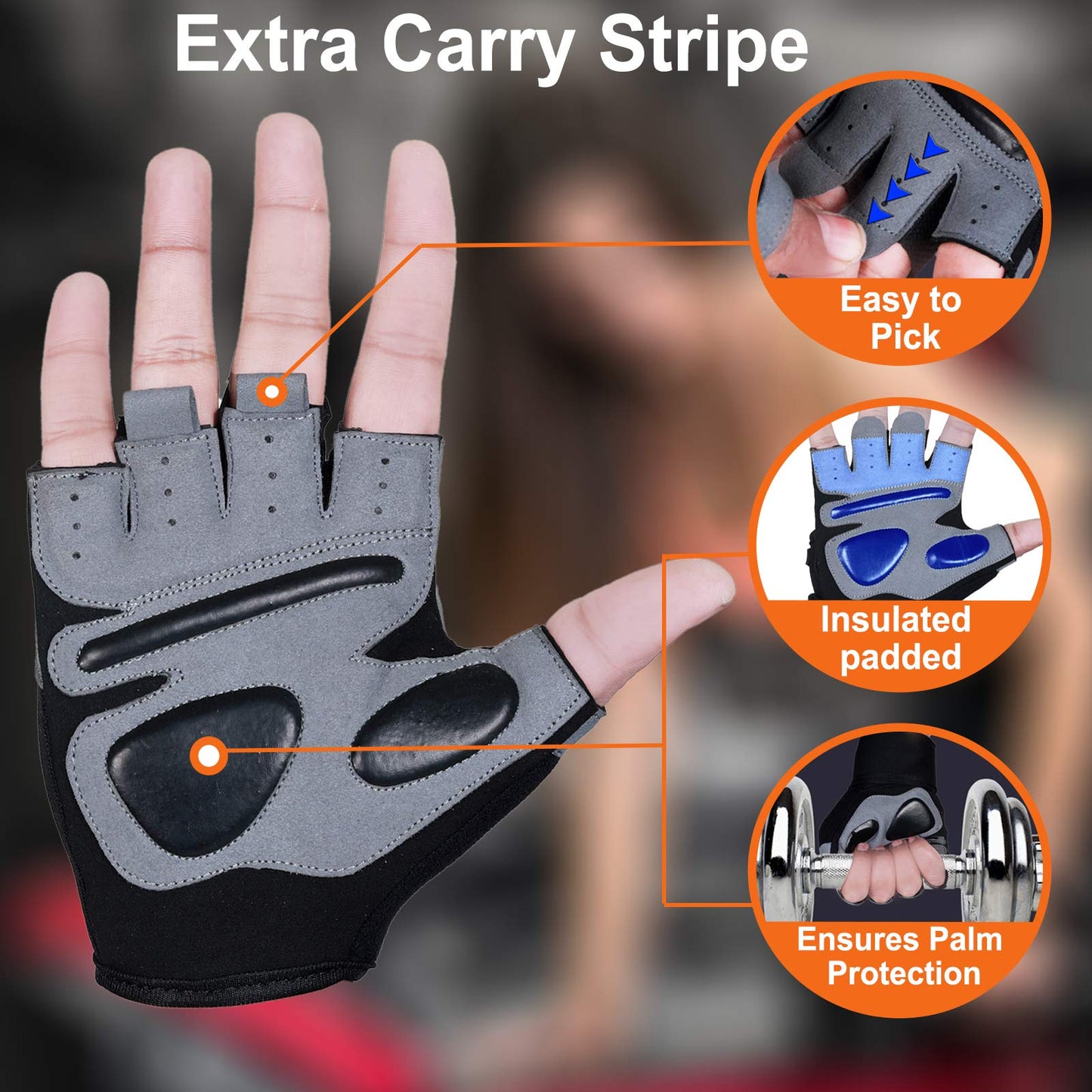 SAWANS Fitness Workout Gloves Gym Weight Lifting Gloves for Men Women Breathable Gymnasium Wrist Support Padded Deadlifts Exercise Training Pull Ups