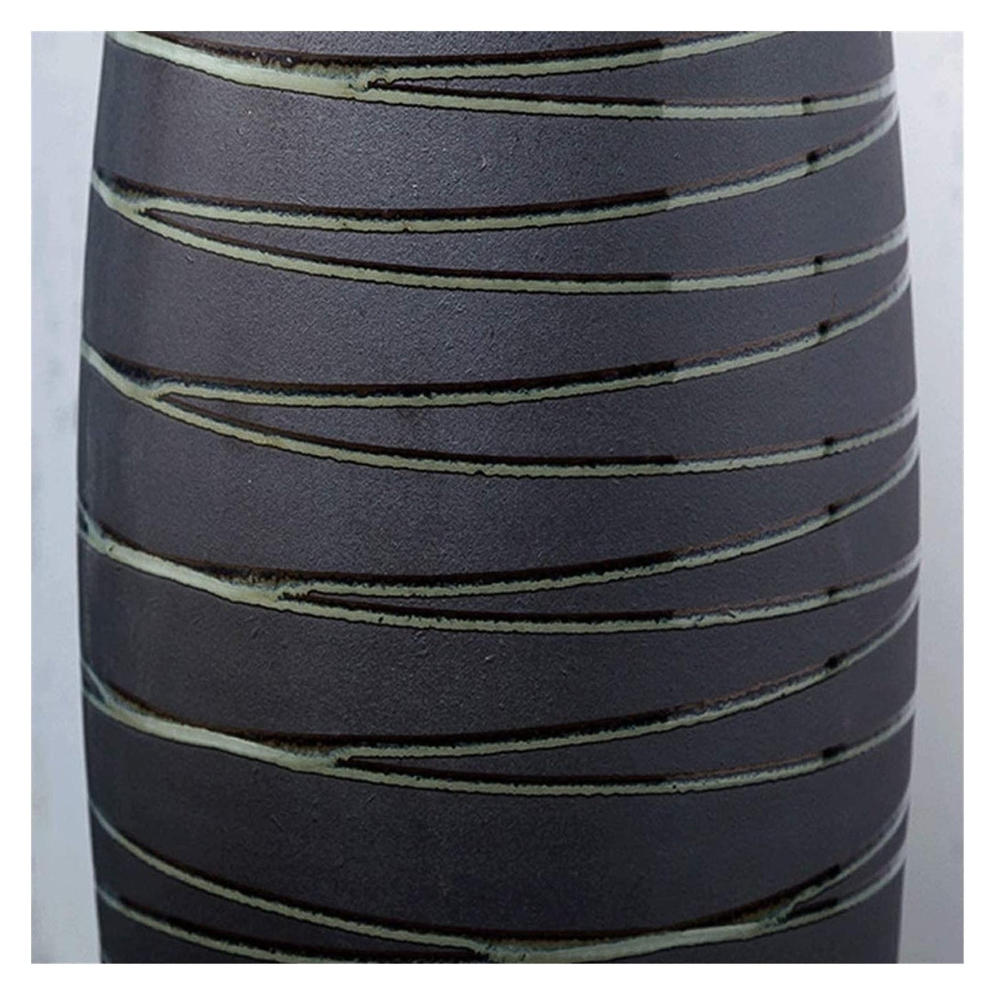 Sculpture Vase Vase Floor Ceramic Decorative Handcrafted Home Living Room Office Porch Corridor 60cm13cm13cm Crafts