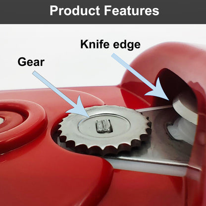 Black One Touch Electric Can Opener with Smooth Edge, Kitchen Gadget Automatic Can Opener for Seniors with Arthritis, Food Safety Battery Operated Can Opener for Almost All Can Sizes