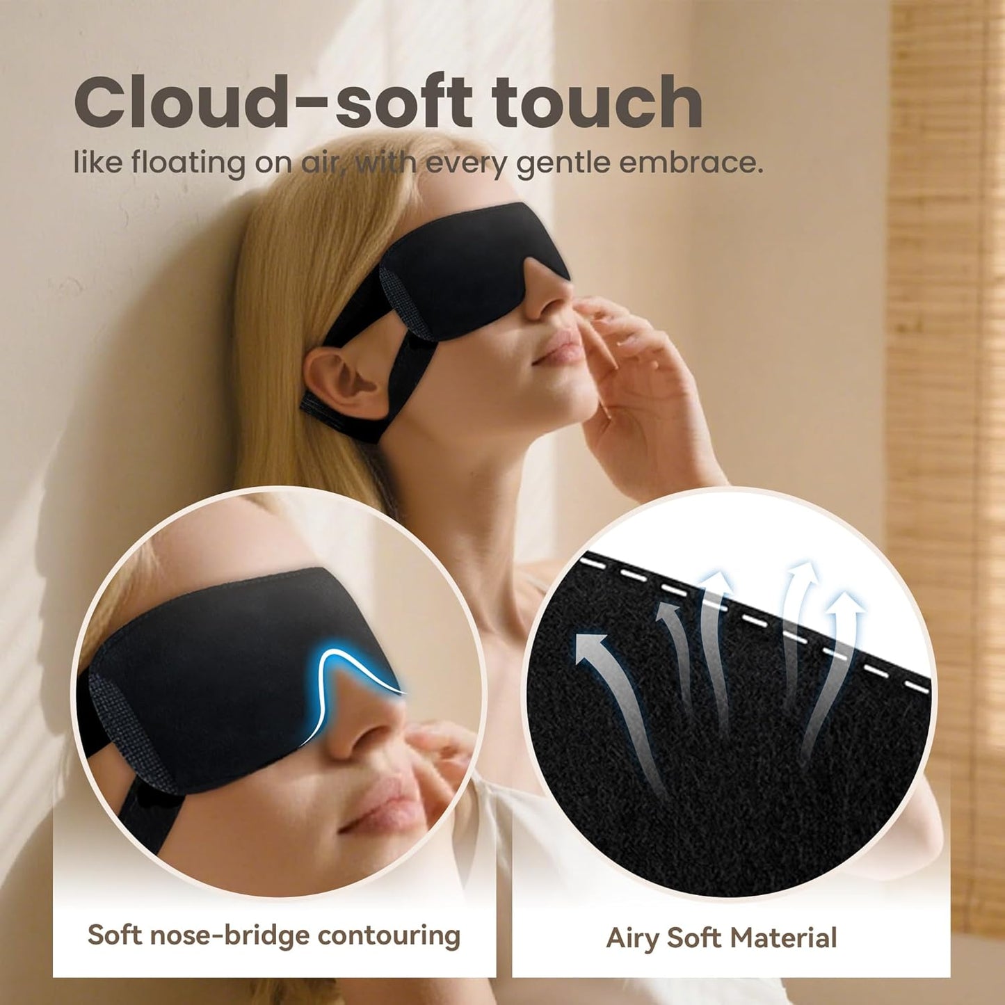 Pack of 100 Disposable Sleep Eye Mask for Men Women, Blindfold Eye Mask Shade Cover for Sleeping, Night Sleep Mask, Block Out Light, Soft Comfort Eye Shade Cover for Travel Yoga Nap