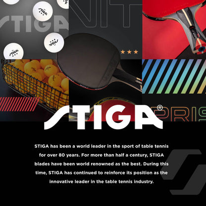 STIGA Carbon Series Indoor Ping Pong Tables with 15mm - 18mm Performance Top, QuickPlay Assembly, Built-in Ball Storage, Foldable Playback Mode & Lockable Casters