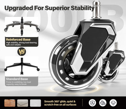 Big and Tall 700lbs Office Chair - Adjustable Lumbar Support 3D Flip Arms Heavy Duty Metal Base&Wheels, High Back Large Executive Computer Desk Chair, Thick Padded Ergonomic Design for Back Pain