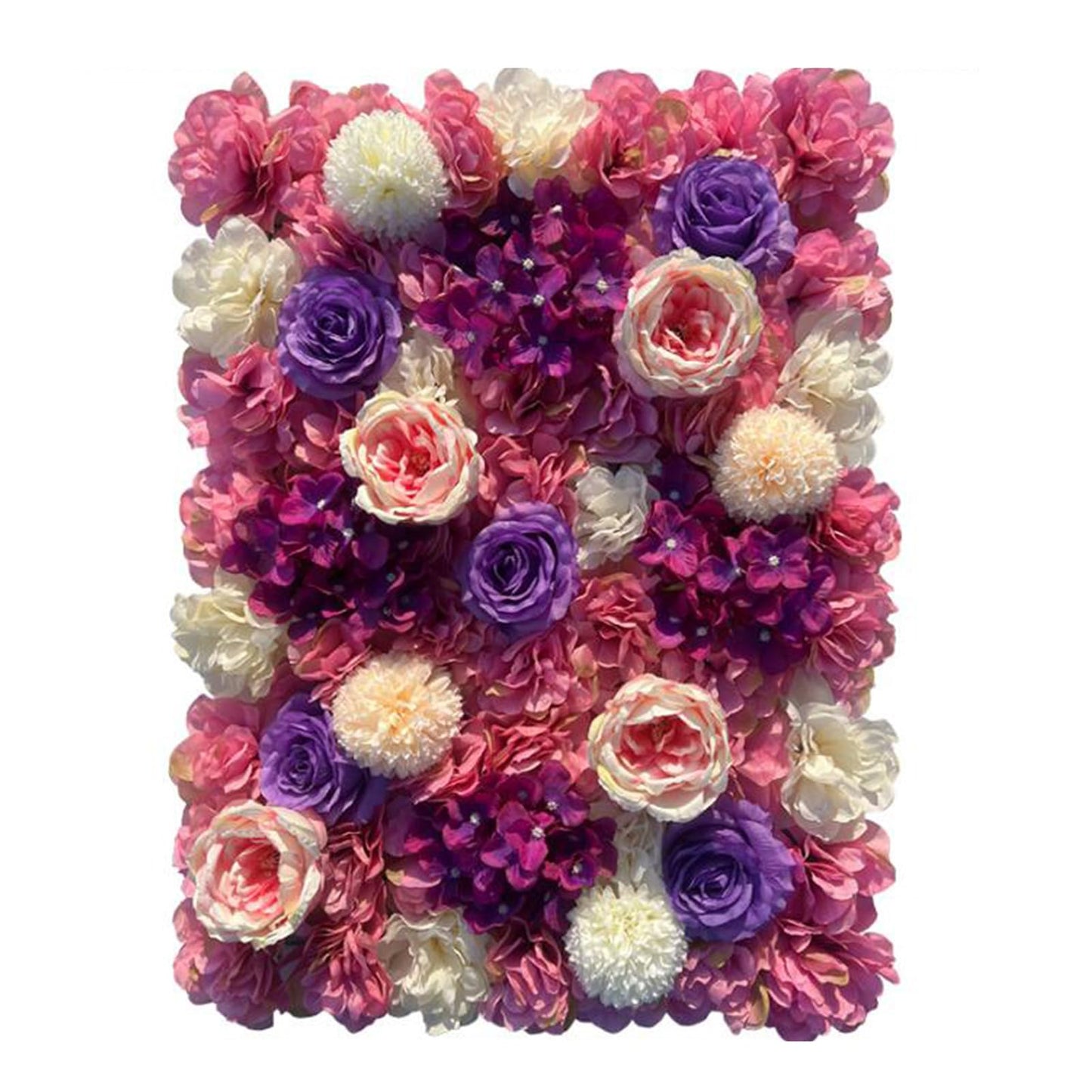 JIIPOREGJ Flower Wall Panels for Backdrop Artificial Background,for Home Decor DIY Wedding Party Decoration,8pcs