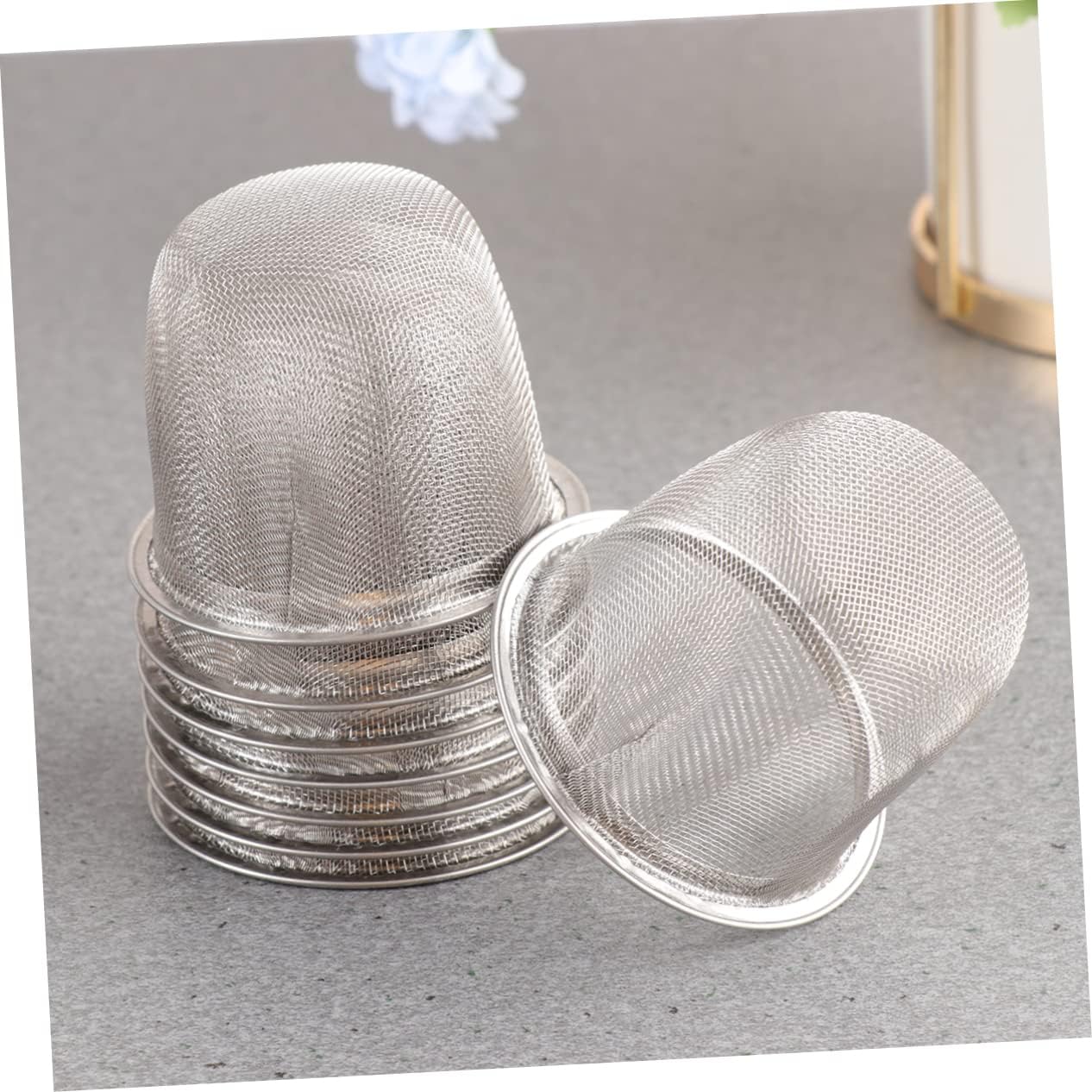 8pcs Mini Kettle Cooking Infuser, Tea Diffuser Filters for Tea and Coffee Machine Accessories