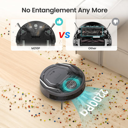 Lefant LiDAR Robot Vacuum and Mop, 450ml Visible Dustbin, Upgraded 190° PSD Obstacle Avoidance, Customized Cleaning, Multi-Floor Mapping, 150 Mins Runtime, WiFi/Alexa/APP, Pet Hair & Carpets, M330 Pro