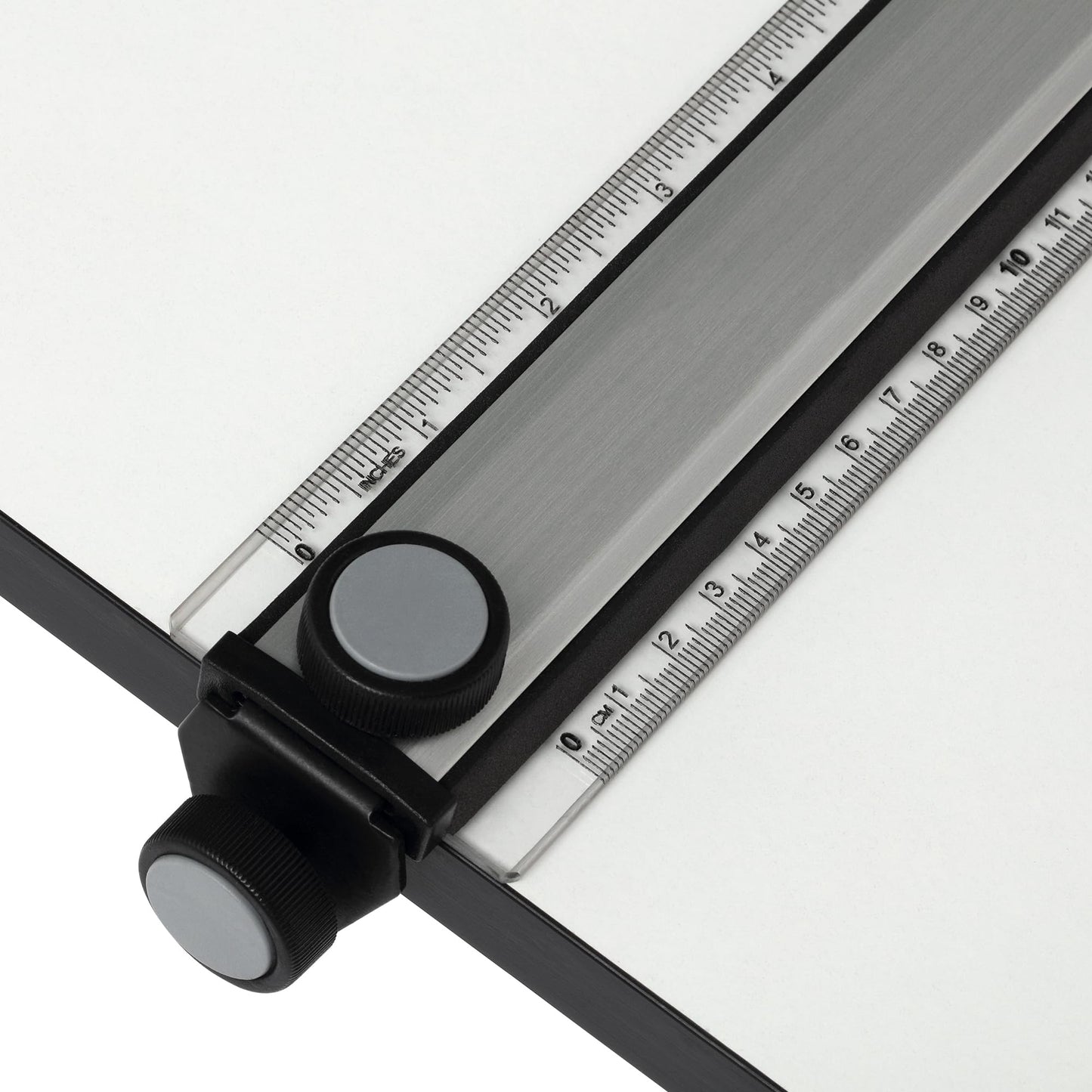 Acurit Multi-Angled 24”x36” PXB Drawing Board for Artists and Designers - Portable Tabletop Workspace, Drawing, Sketching, Drafting, Painting - Portable Laminated Surface w/Ruler & Parallel Motion Bar